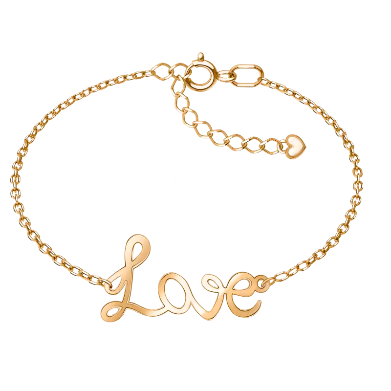 Браслет 02-708756 золото LOVE
