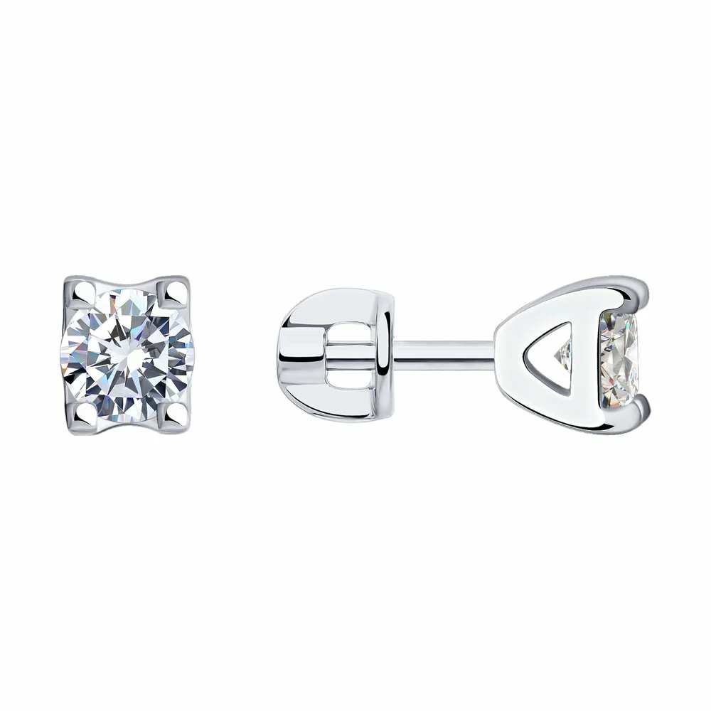 Серьги пусеты 94021473 серебро_0