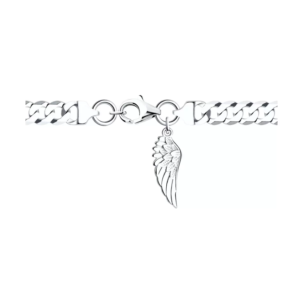 Браслет 94050987 серебро Крыло_2
