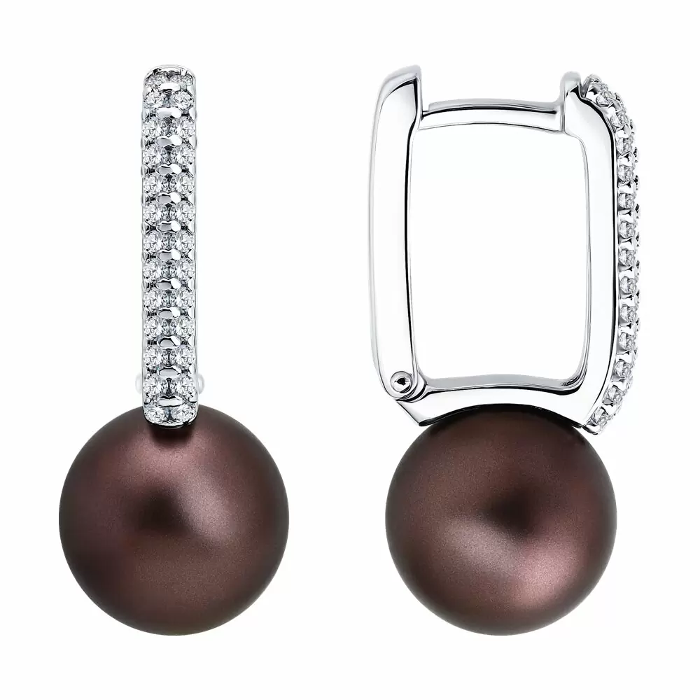Серьги 94-120-00090-1 серебро
