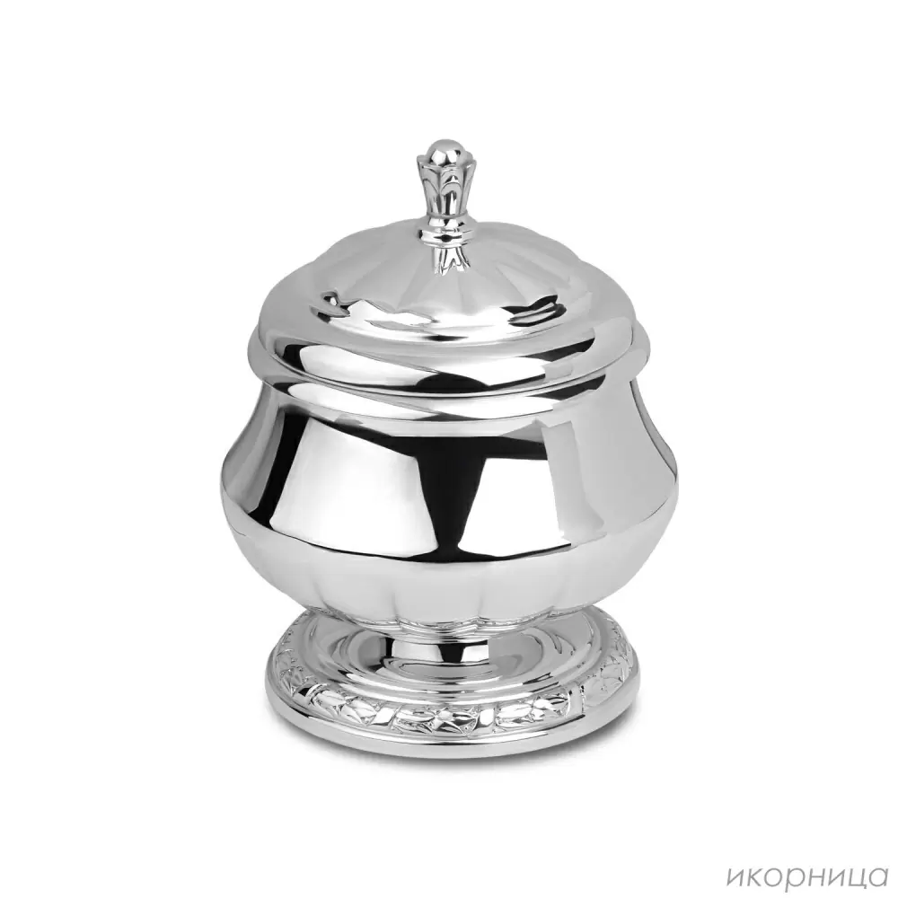 Посуда икорница 26232 серебро