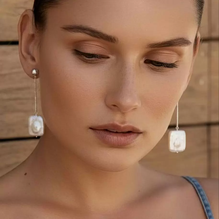 Серьги подвесные 0221114132a серебро_1