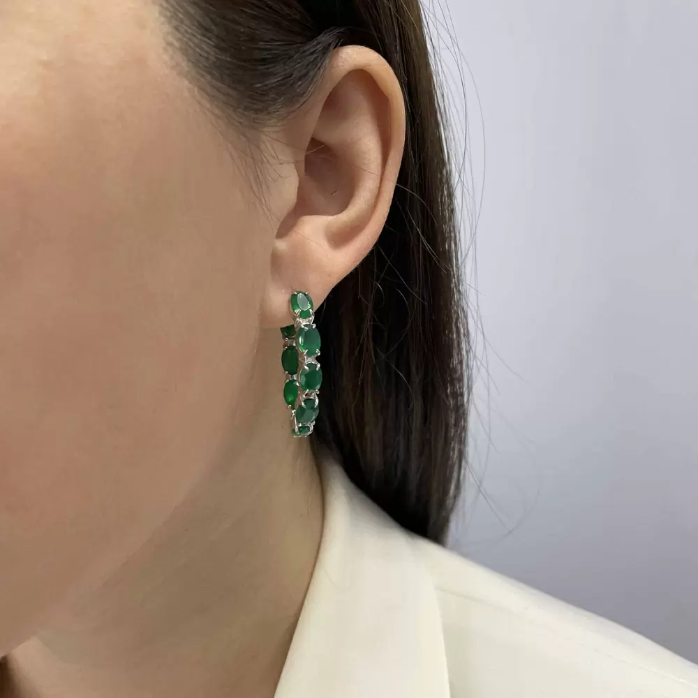 Серьги конго 2340391183-60 серебро