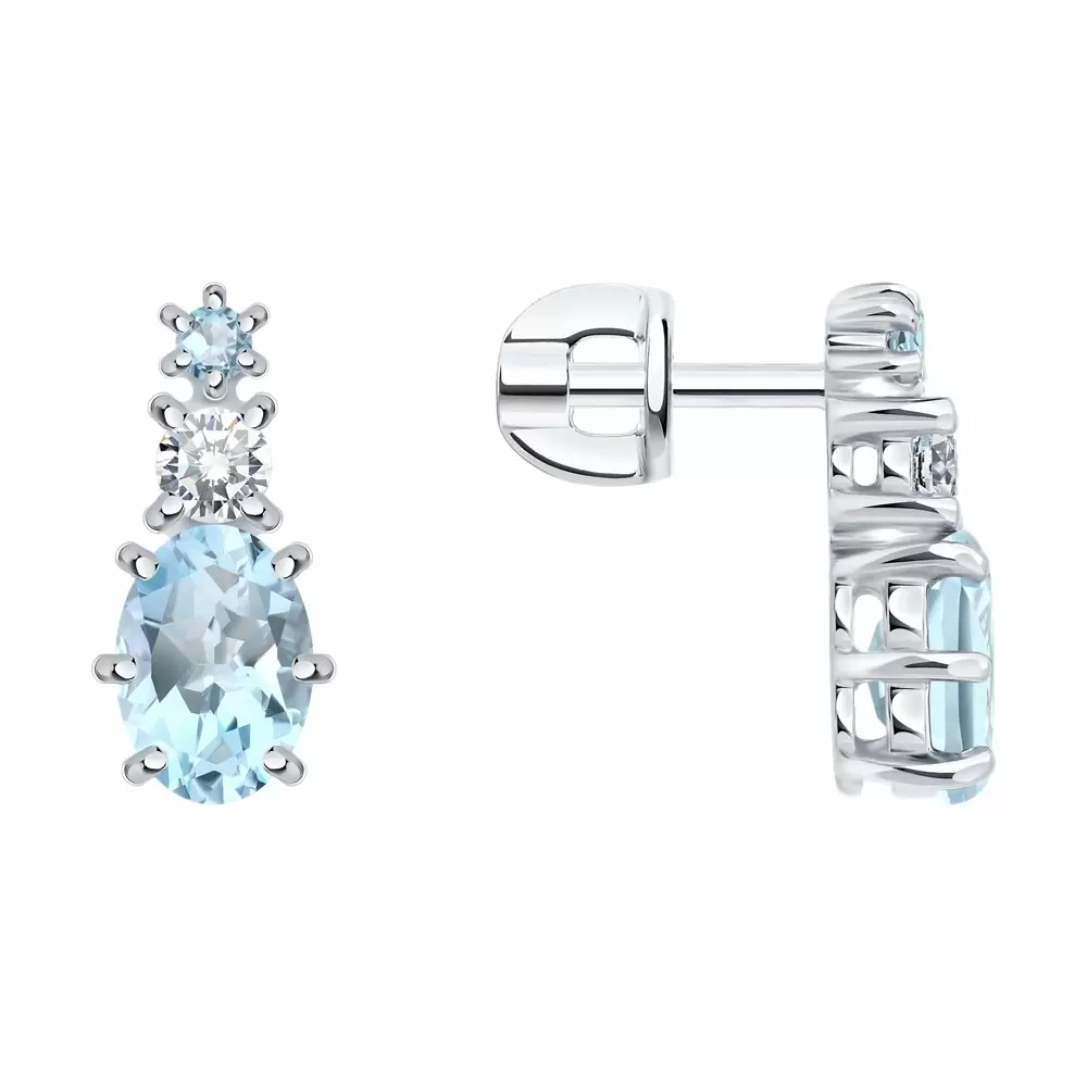 Серьги пусеты 92025328 серебро_0