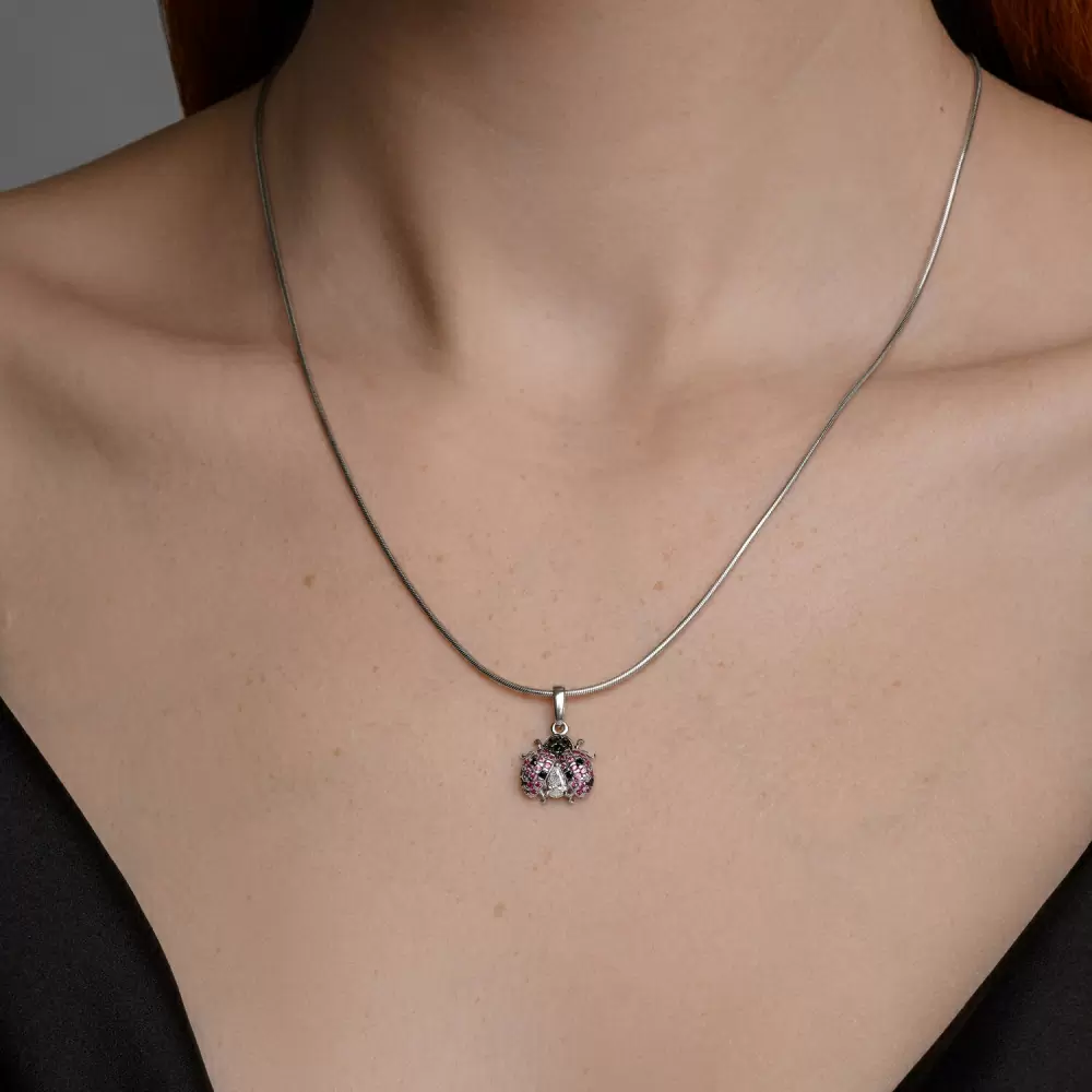 Подвеска 94033270 серебро Божья коровка_1