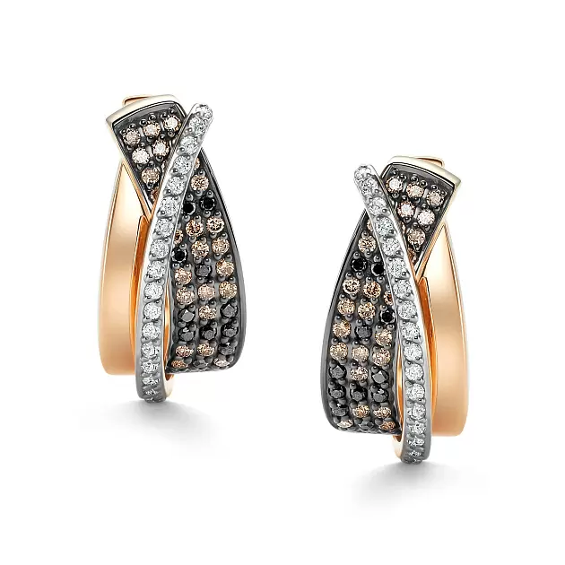 Серьги 26086-118 золото_1