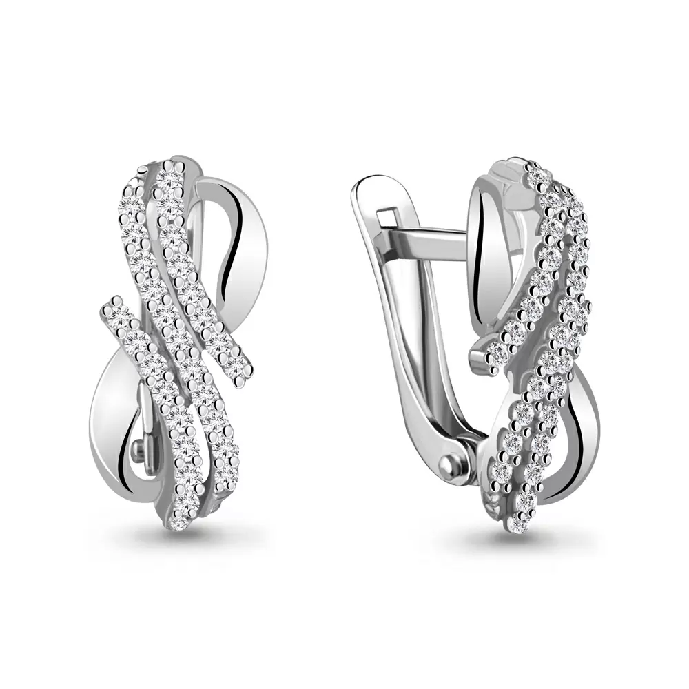 Серьги 42598А.2 золото
