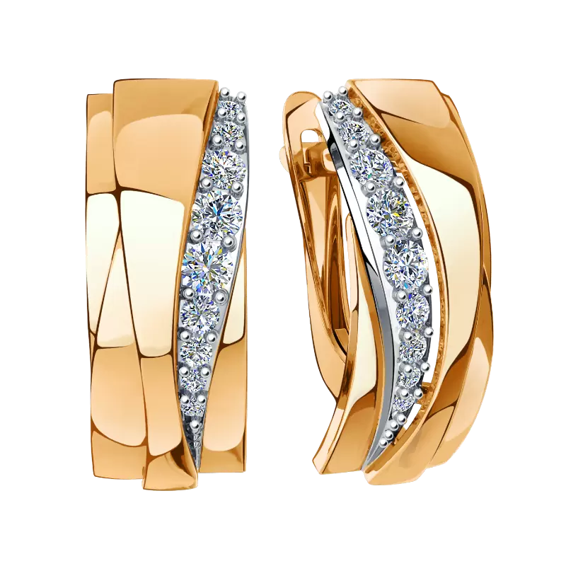 Серьги 98-218041 золото