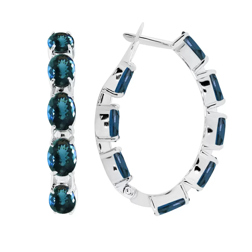 Серьги конго 2340071183-76 серебро