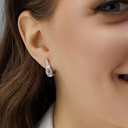 Серьги один камень 02-4293.00ТБ-00 серебро_2