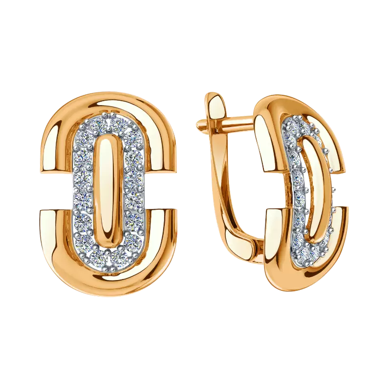 Серьги 08-218323 золото