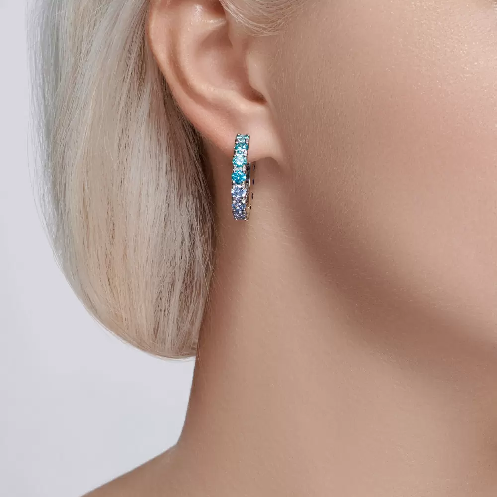 Серьги конго 94026082 серебро_1