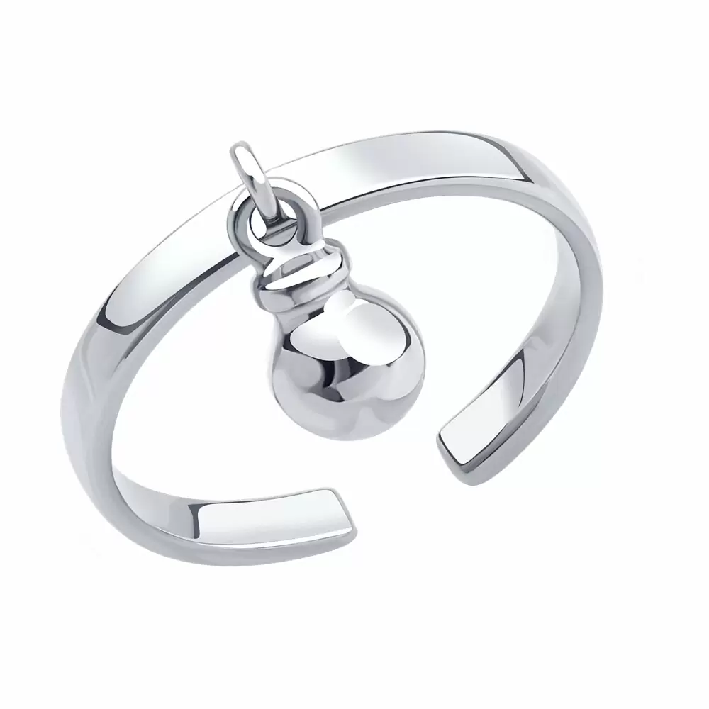Кольцо фаланговое 94014409 серебро_0