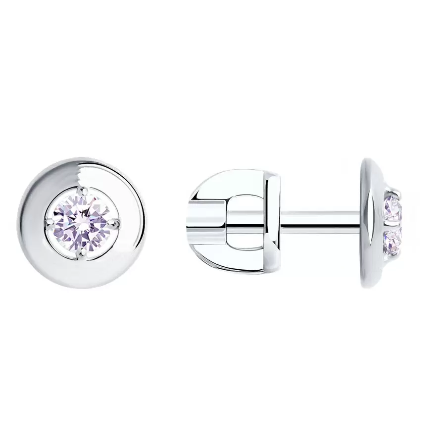 Серьги пусеты 20876с ф серебро