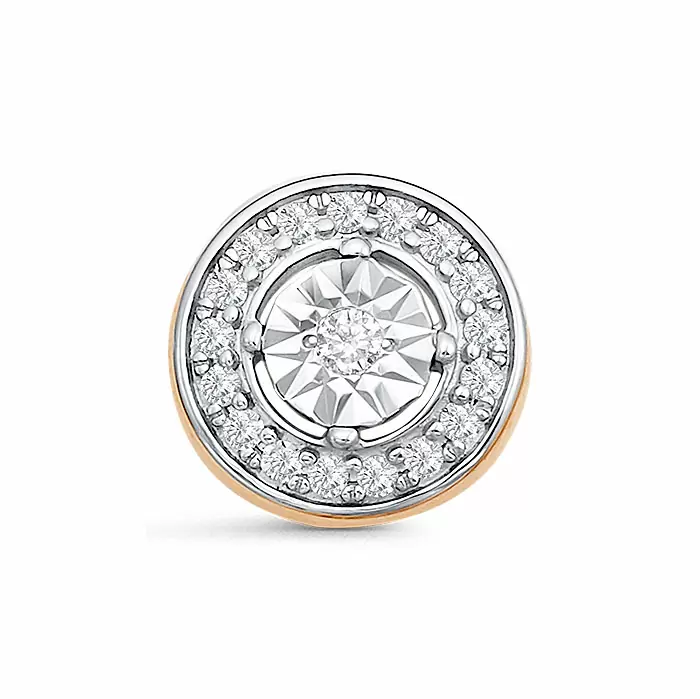 Подвеска бегунок П0950-0120 золото Круг