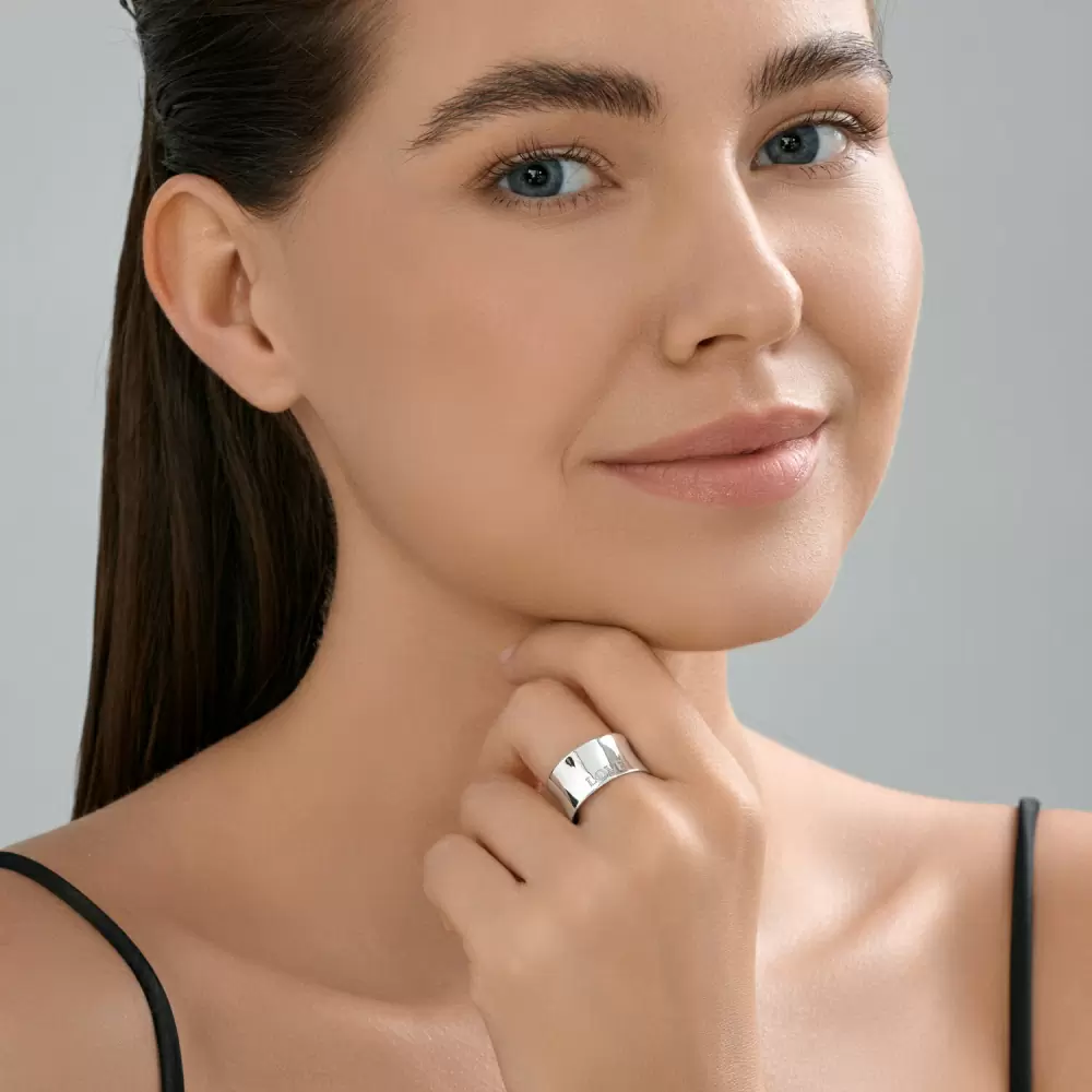 Кольцо 94014418 серебро LOVE_1