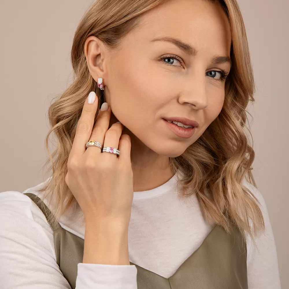 Серьги 12-775-11400 серебро