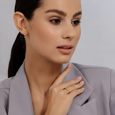 Серьги 25886-100 золото_2