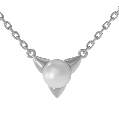 Колье 1038136-01250-2S серебро