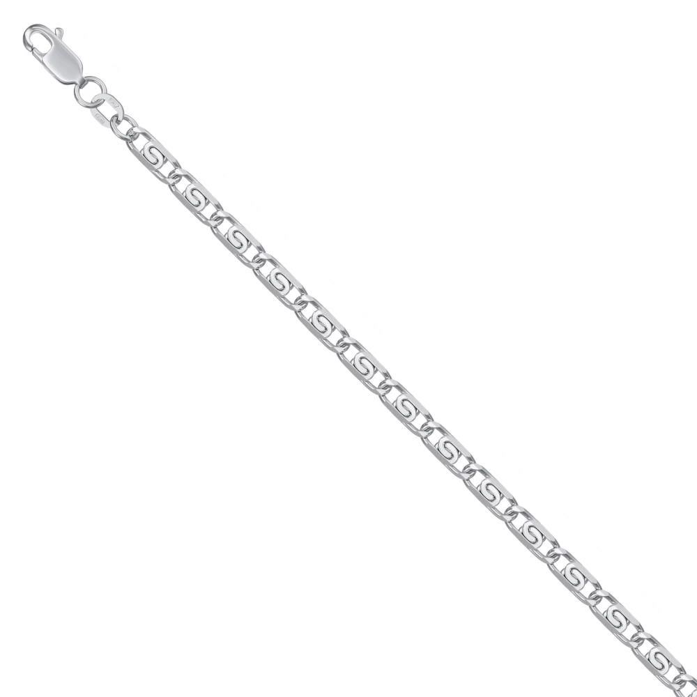Цепь НЦ22-046Ю-3 d0.80 серебро Полновесный