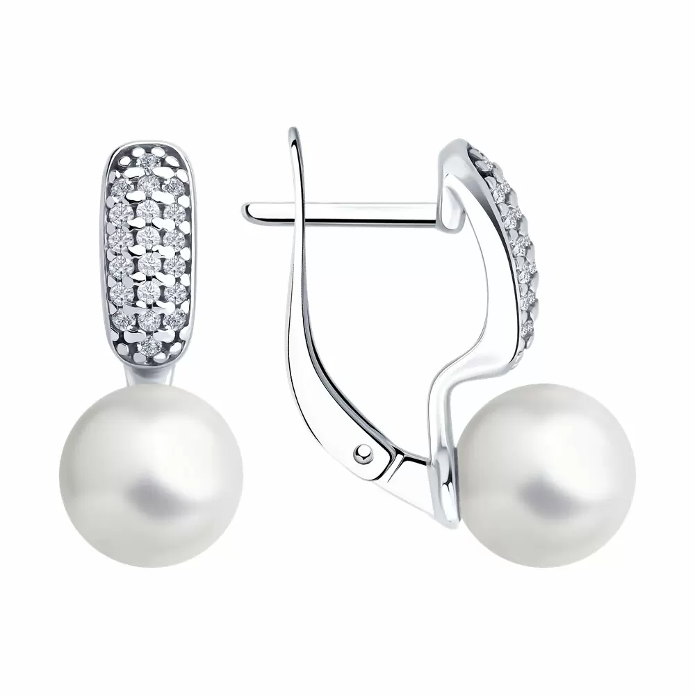 Серьги 94027001 серебро_0