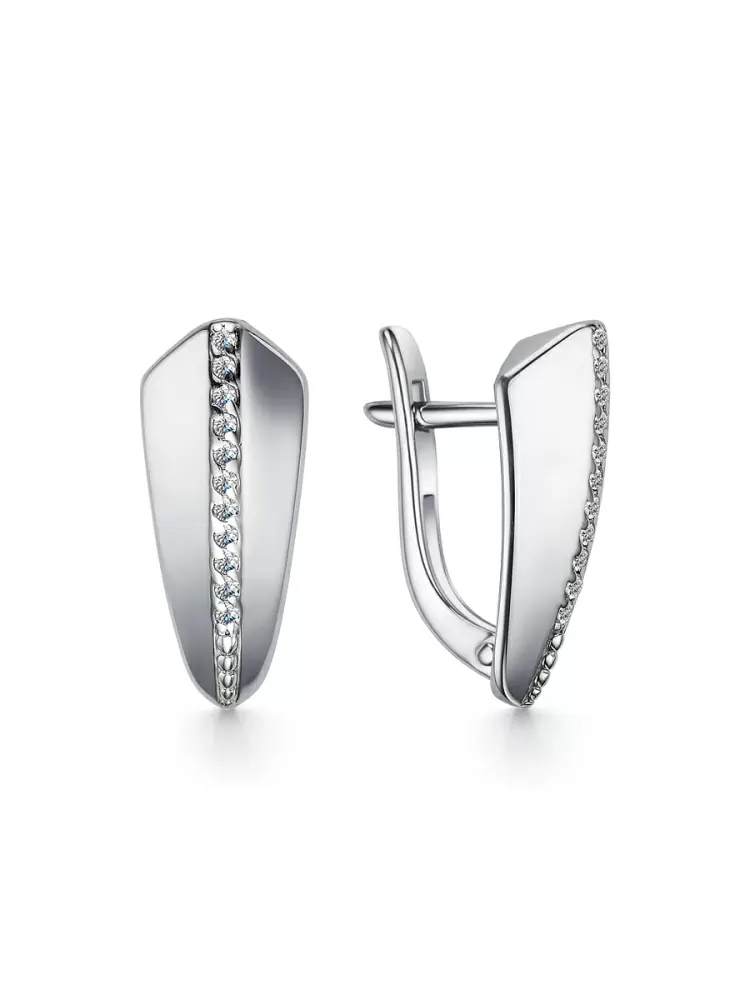 Серьги дорожка С630-1229 серебро Дорожка_1