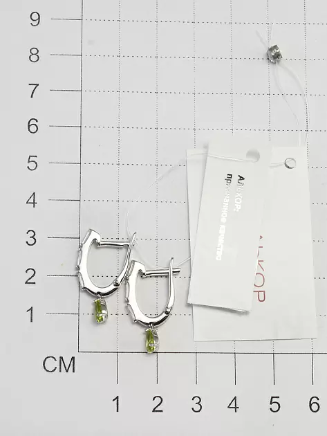 Серьги подвесные 02-3378.00ХР-00 серебро_1