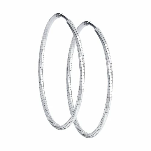 Серьги конго 94140085 серебро