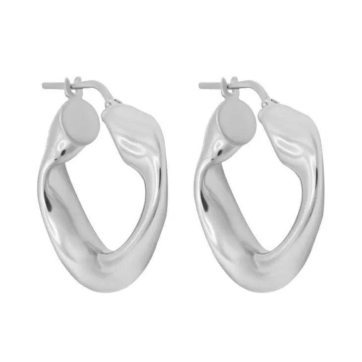 Серьги конго ISt504Ew-6315 серебро