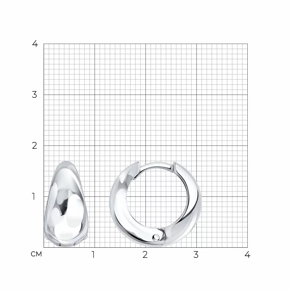 Серьги 94027755 серебро_1