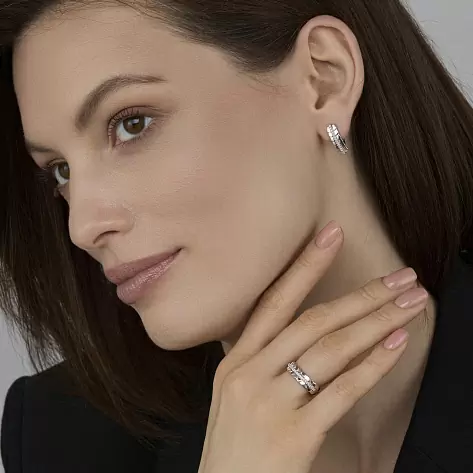 Серьги дорожка 26445-200 золото