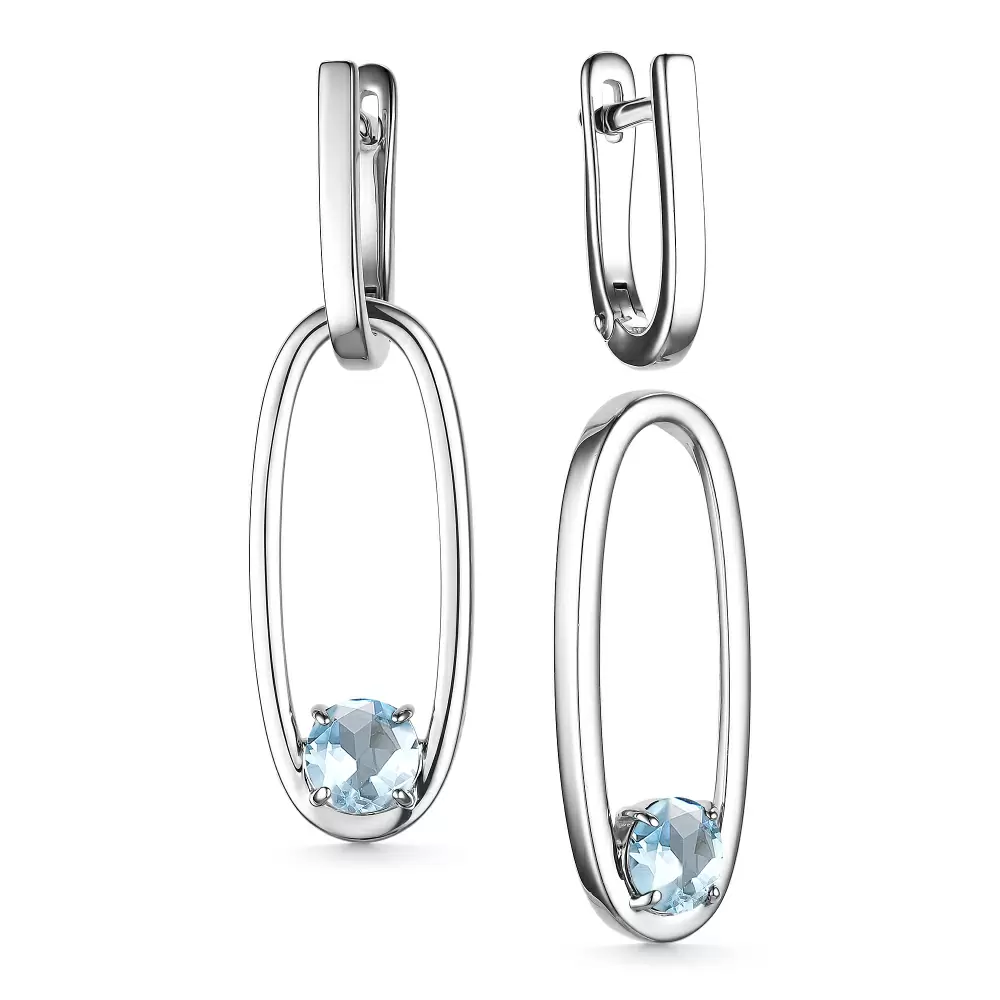 Серьги подвесные 02-3639.00ТБ-00 серебро_1