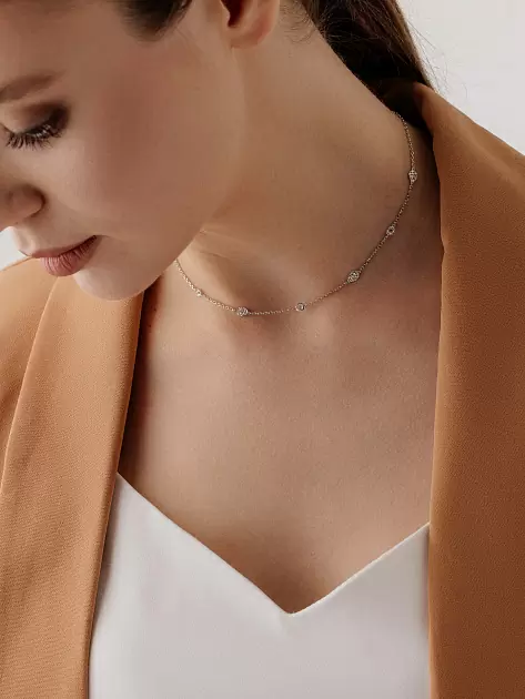 Колье 06-3534.00СВ-00 серебро с подвесками_3
