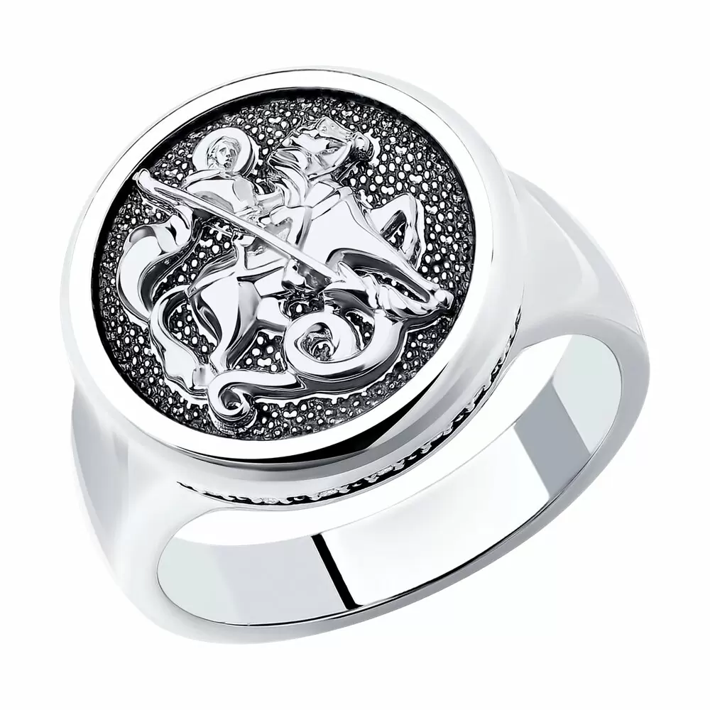 Печатка 95010233 серебро