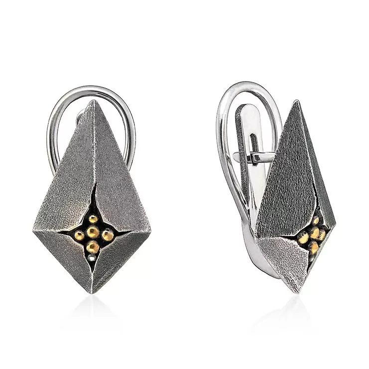 Серьги ER091573NIN-M серебро_0