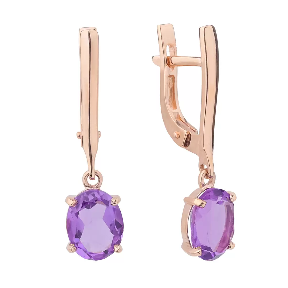 Серьги подвесные С-0223 ам золото_0
