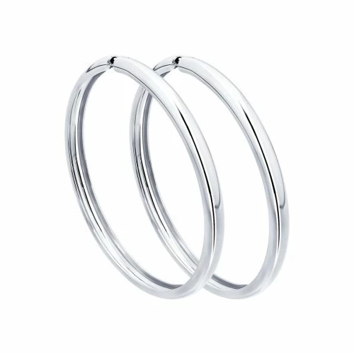 Серьги конго 94140012 серебро_0