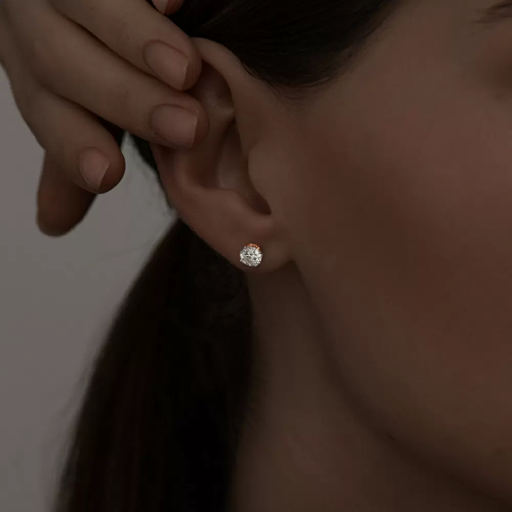 Серьги пусеты 93022269 серебро