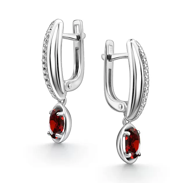 Серьги подвесные 02-4359.00ГР-00 серебро_1