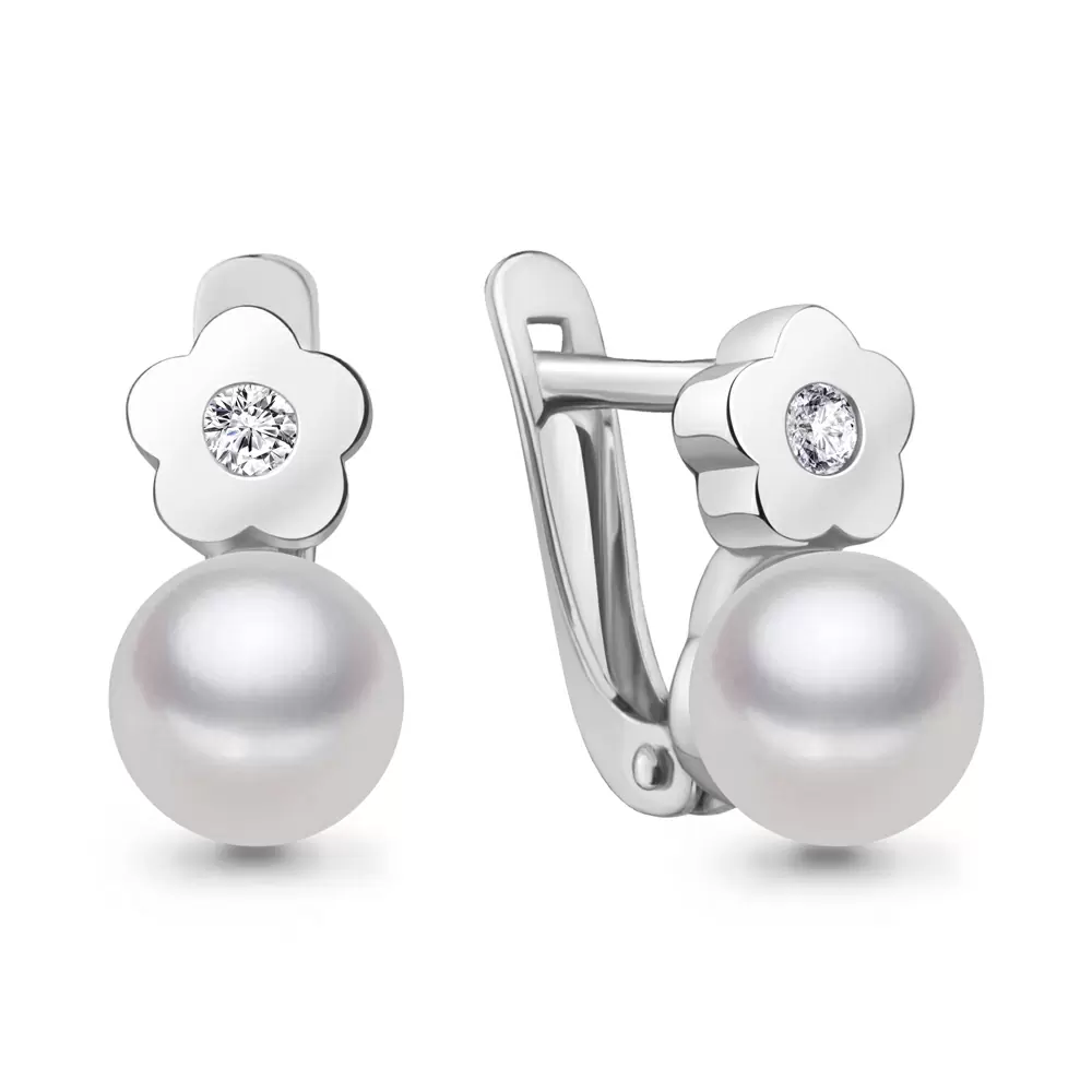 Серьги 48871А.5 серебро