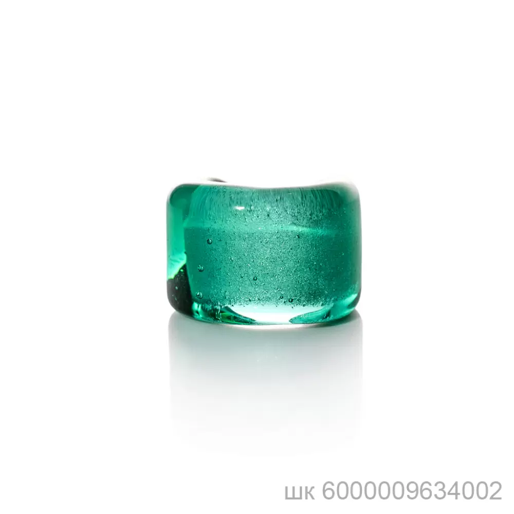 Серьги кафф 00-00000043 зел ювелирный сплав_4
