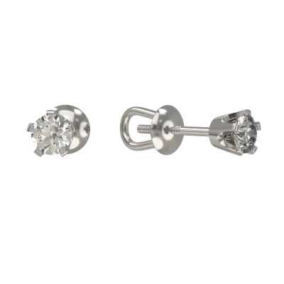 Серьги пусеты 1025222-01210 серебро