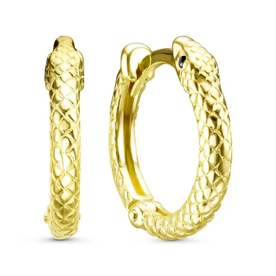 Серьги конго 122571-5л золото змея