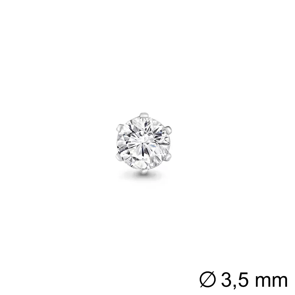 Серьги пусета одиночная 435111.1 золото_1