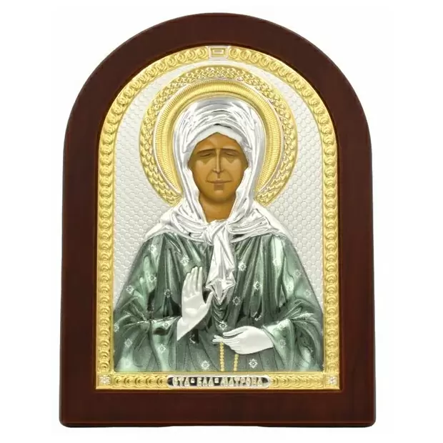 Икона 85440.4COL ювелирный сплав Святая Матрона 