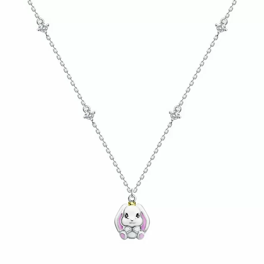 Колье 94071241 серебро Заяц