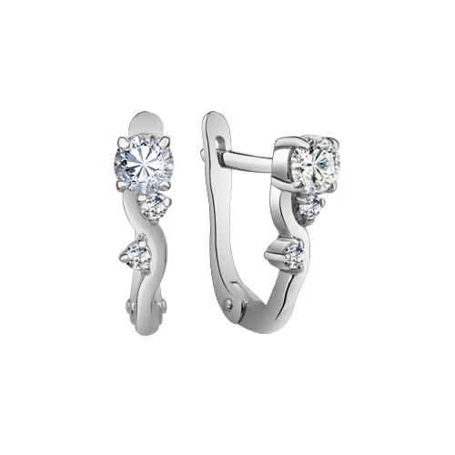 Серьги СКЛ0258В серебро