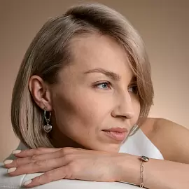 Браслет 0710737-00245 серебро Сердце_1