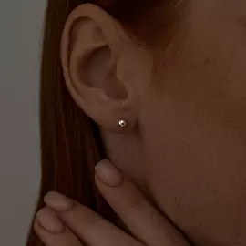 Серьги пусета одиночная 94170201 серебро_1