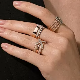 Кольцо 026431-1102 золото Тиффани Х_2